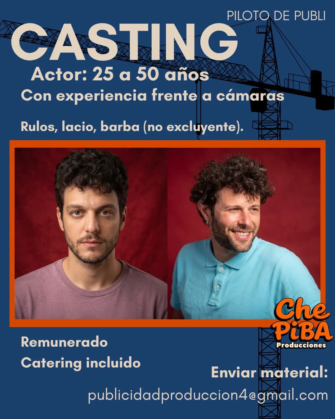 Casting para piloto de publicidad