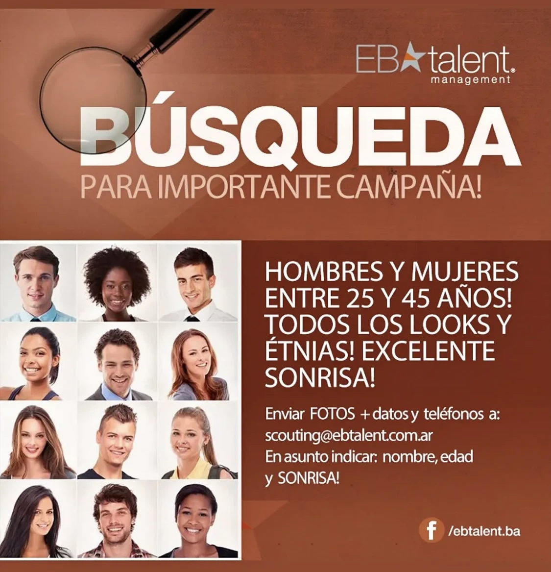 Hombres y mujeres de 25 a 45 años
