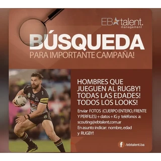 Búsqueda para importante campaña