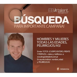 Búsqueda para importante campaña