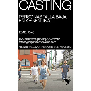 Personas talla baja en Argentina