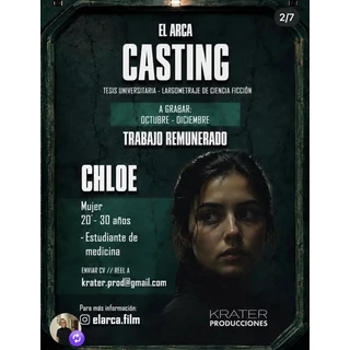 Casting para largometraje de ciencia ficción