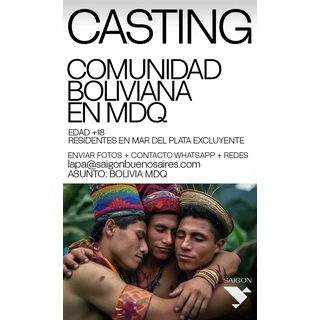 Casting para comunidad boliviana en Mar del Plata