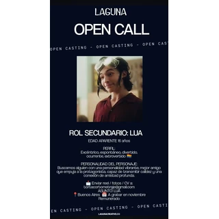 Casting para rol secundario Lua