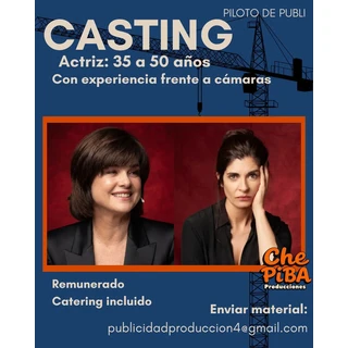 Casting para piloto de publicidad
