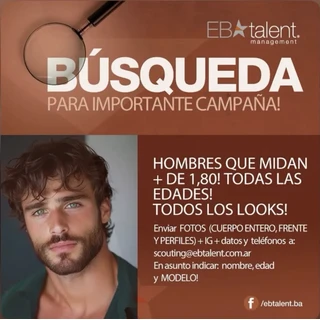 Hombres de más de 1,80 y todas las edades