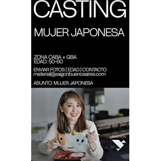 Casting mujer japonesa