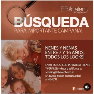 Búsqueda para importante campaña